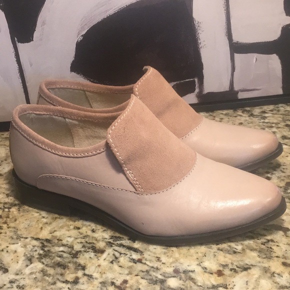 Free People Brady Natural Tan Leather Loafers Flats size 36/US 6 - Picture 4 of 15